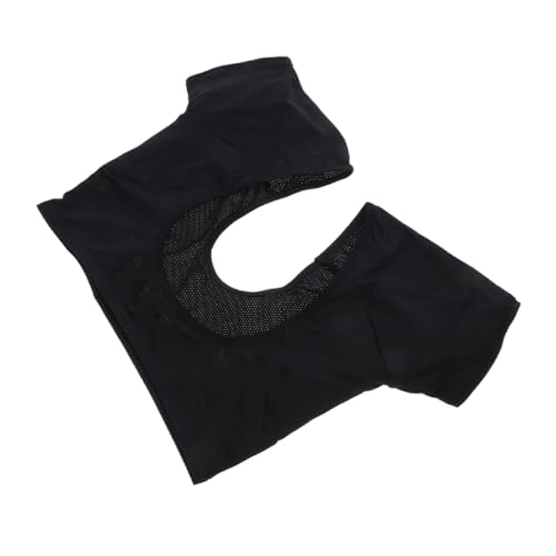 DEARMAMY Schweißpads unter den Achseln Weste mit Schweißpolster Hemd Achselschweißweste für Frauen Achselschweißschutz Achselschweißweste Damen Schweißpads für Frauen Polyester Schwarz von DEARMAMY