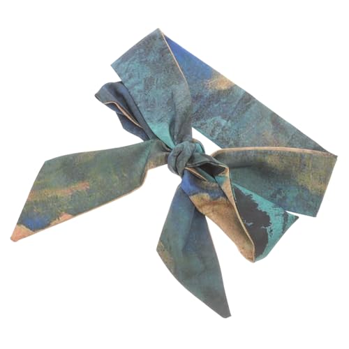 DEARMAMY Seidentuch 70er Haarschmuck Schals Stirnbänder Kopftuch Aus Seide Haarband Handtaschenschal Dame Haarschal Geflochtenes Stirnband Halstuch Frauen Haarschals Dickes Polyester von DEARMAMY