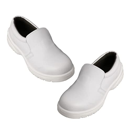 DEARMAMY Leichte Sicherheitsschuhe Weiß Für BAU Atmungsaktive Sicherheitsschuhe Mit Durchtrittssichere Sohle Robuste Arbeitsschuhe Für Herren Und Damen von DEARMAMY