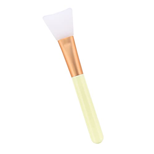 DEARMAMY Silikon Foundation-pinsel Mit Holzgriff Kosmetikpinsel Für Gesicht Make-up-pinsel Für Frauen Leicht Zu Reinigen Verstauen Für Schlamm Und Tonmasken von DEARMAMY