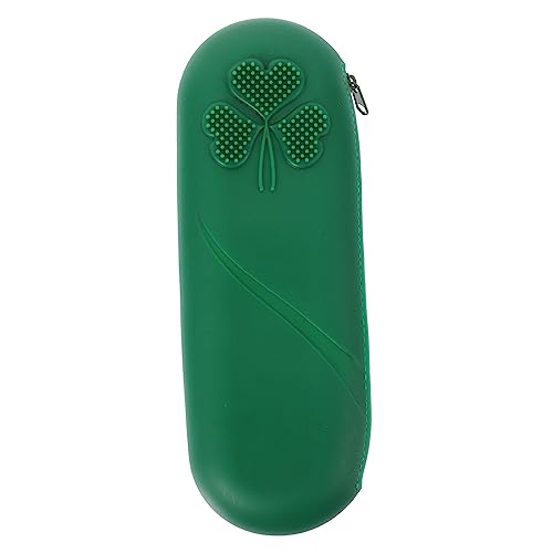 DEARMAMY Silikon Make Up Pinselhalter Kosmetiktasche Mit Reißverschluss Für Reisen Staubgeschützter Silikon Pinselbeutel Kosmetik Organizer von DEARMAMY