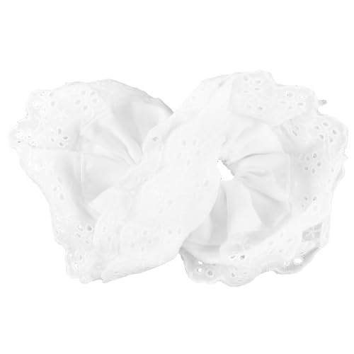 DEARMAMY Spitzen-haargummi Elastisch Dekoratives Haargummi Für Frauen Süßes Haargummi Mit Spitze Haarschmuck Für Mädchen Elastische Aus Polyestermaterial von DEARMAMY