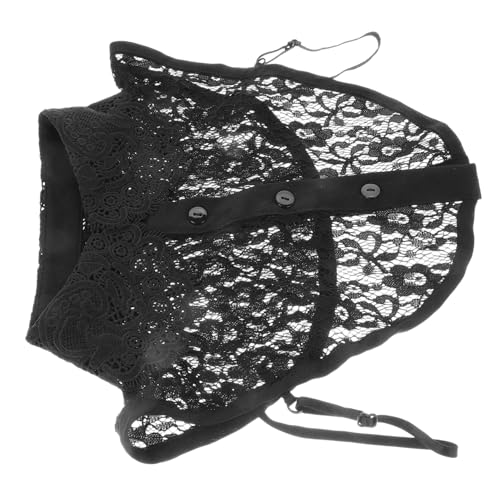 DEARMAMY Detachable Damen Blusenkragen Aus Spitze Abnehmbarer Fake Kragen Für Elegante Freizeitmode Dekorativer Halbe Kragen Für Verschiedene Outfits von DEARMAMY