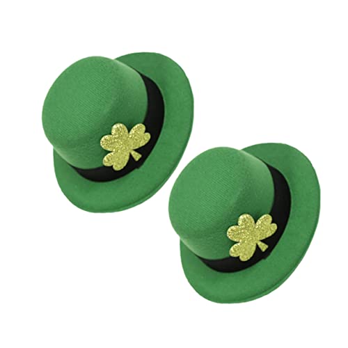 DEARMAMY St. Patricks Day-mütze Für Jungen Und Mädchen Grüne Hutklammer Festival-stirnbänder St. Patricks Day-haarnadel 2 Stück Kleeblatt-accessoires DEARMAMY St. Patricks Day-mütze Für Jungen Und Mädchen Grüne Hutklammer Festival-stirnbänder St. Patricks Day-haarnadel 2 Stück Kleeblatt-accessoires von DEARMAMY
