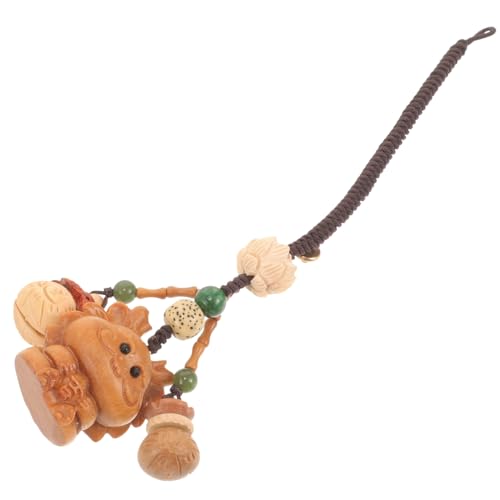 DEARMAMY Schlüsselanhänger Aus Massivem Sandelholz Vintage-Drachen- Für Die Handtasche Dekoratives Accessoire DEARMAMY Schlüsselanhänger Aus Massivem Sandelholz Vintage-Drachen- Für Die Handtasche Dekoratives Accessoire von DEARMAMY