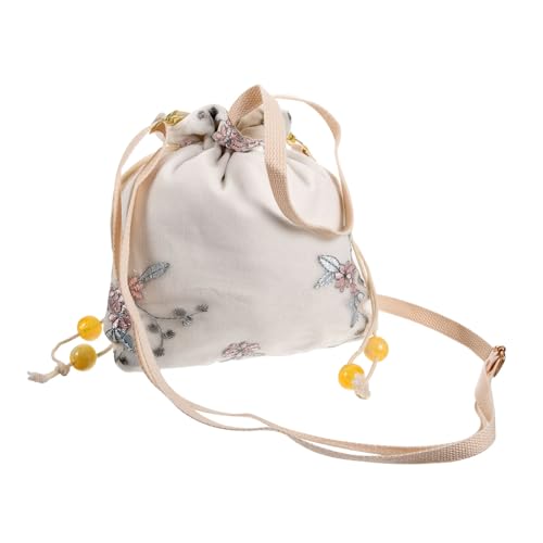 DEARMAMY Stil Canvas Umhängetasche Damen Crossbody Bag Einzelschulter Tasche Freizeit Leicht Tragbar Umweltfreundlich Vielseitig für Alltag Reise Shopping Party Beach von DEARMAMY