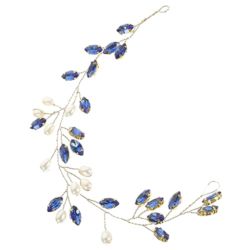 DEARMAMY Rhinestone Haarband Für Damen Und Mädchen Elegantes Hochzeitszubehör Leichtes Und Bequemes Kopfband Handgefertigter Haarschmuck Für Verschiedene Outfits Und Anlässe Romantisches Di von DEARMAMY