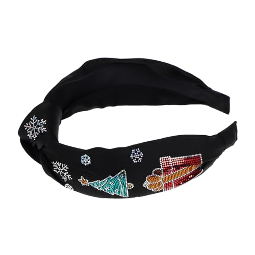 DEARMAMY Elegantes Breites Knoten-haarband Für Frauen Stilvolles Weihnachts-accessoire Für Festliche Anlässe Haarschmuck Für Feiertagsfeiern Und Besondere Anlässe von DEARMAMY