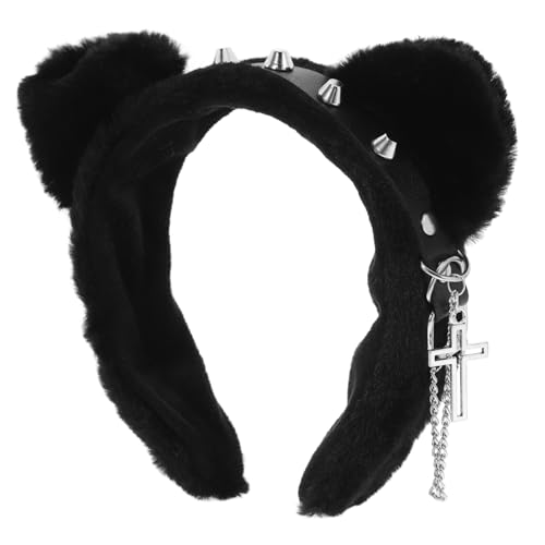 DEARMAMY Katzenohren-stirnband Katzenohr-haarreifen Party-stirnband Stirnband Mit Katzenohren-dekor Katzenohren-haarband Accessoire Für Kostümpartys Und Cosplay Kopfbedeckung Für von DEARMAMY