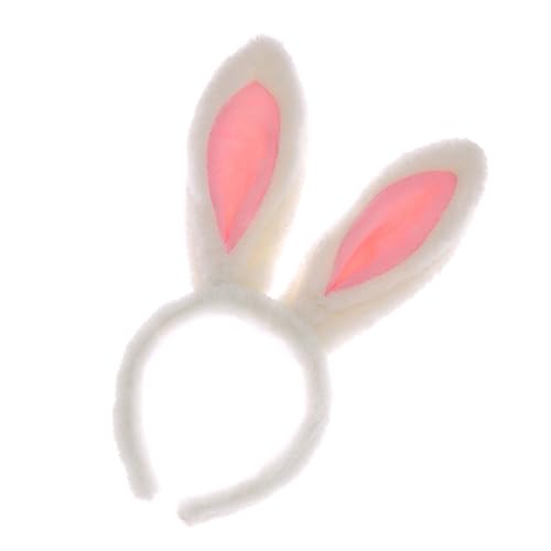 DEARMAMY Lovely Ear Haarband Plüsch Kaninchenohren Stirnband Für Kreative Partys Und Cosplay Niedliches Kostümzubehör Und Ansprechend von DEARMAMY