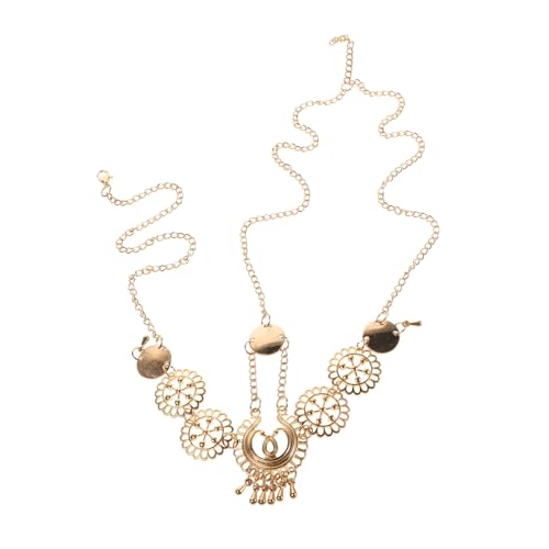DEARMAMY Vintage-stil Kopfkette Mit Kettenquaste Stirnband Für Damen Haarschmuck Aus Dekorative Kette Für Reise Und Events Schmuck Für Frauen von DEARMAMY