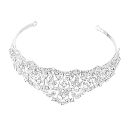 DEARMAMY Strass Brautkrone Stirnband Hochzeit Kopf Ornament Schmuck Für Verlobung Mit Stil Für Hochzeitskronen Und Brautdiadem DEARMAMY Strass Brautkrone Stirnband Hochzeit Kopf Ornament Schmuck Für Verlobung Mit Stil Für Hochzeitskronen Und Brautdiadem von DEARMAMY
