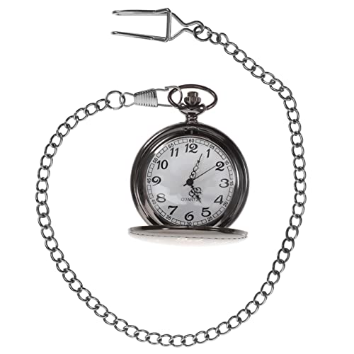 DEARMAMY Mechanische Taschenuhr Vintage Design Mit Kette Zum Tragen Und Tragen Als Valentinstagsgeschenk Oder Hochzeitstagsgeschenk von DEARMAMY