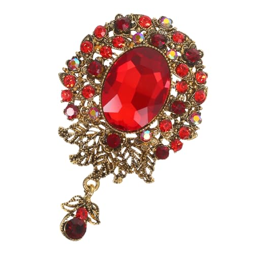 DEARMAMY Teardrop Brosche für Damen Langlebiger Legierung Vintage Anstecknadel mit Zirkonia Elegantes Accessoire für Mäntel Kleider und Hüte für Besondere Anlässe und Alltag DEARMAMY Teardrop Brosche für Damen Langlebiger Legierung Vintage Anstecknadel mit Zirkonia Elegantes Accessoire für Mäntel Kleider und Hüte für Besondere Anlässe und Alltag von DEARMAMY