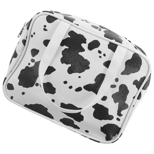 DEARMAMY Toilettenartikel – Make-up-aufbewahrung Aus Pu-Leder Für Frauen Handliche Reiseutensilien Make-up-Tasche in Reisegröße Tragbare Organisationstasche von DEARMAMY