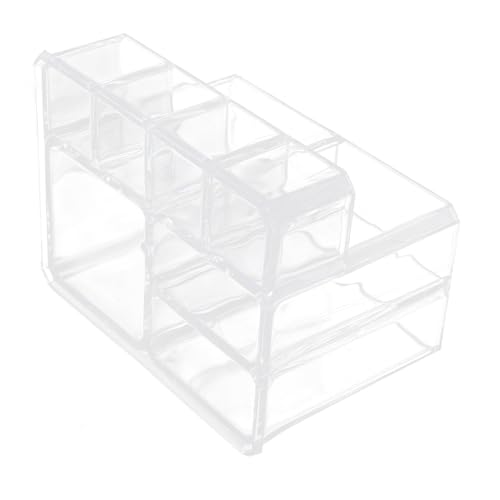DEARMAMY Transparent Kosmetikbox Pinselaufbewahrung Desktop-organizer Kosmetikbox Transparentes Pinseletui Aufbewahrungseimer Für Make-up-pinsel Schreibwaren Stifte Und Andere von DEARMAMY