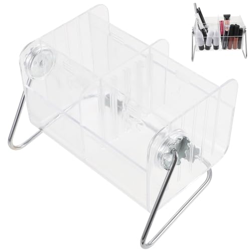 DEARMAMY Transparente Acryl Organizer Box Vielseitige Aufbewahrungsbox mit Mehreren Fächern für Kosmetik Schreibtisch und für Stilvolle Ordnung von DEARMAMY