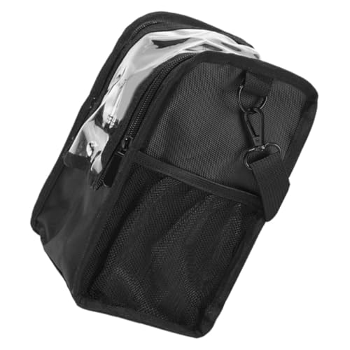 DEARMAMY Transparente Make-up-Artist-Tasche Mit Reißverschluss Kleine Kulturtasche Für Reisen Durchsichtige Kosmetiktasche Mit Organizer-Halter Für Make-up-Pinsel Auto-Essentials Für von DEARMAMY