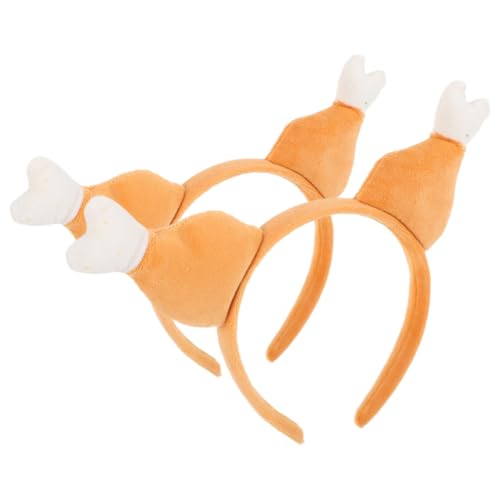 DEARMAMY Turkey Leg Haarschmuck Für Cosplay Und Partys Lustiges Accessoire Für Für Halloween Erntedankfest Und Tierkostüm-events Und von DEARMAMY
