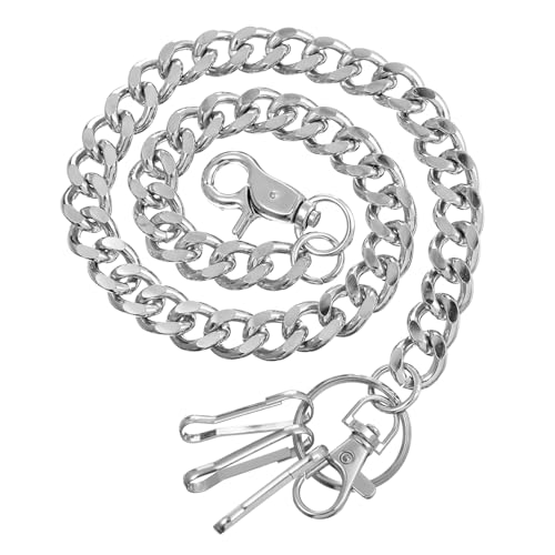 DEARMAMY Unisex Metall Hosenkette Langlebigem Material Vielseitig Einsetzbar für Festivals und Alltag Praktische Verwendung zur Sicherung von Geldbörse und Schlüsseln Punk Inspirierter von DEARMAMY