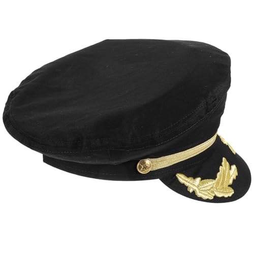 DEARMAMY Vatertagsmütze Piratenkapitänshut Piratenkostüm Für Kostümpartyhut Kapitänsmütze Für Yachten Melone Matrosenmütze Bootshüte Fischerhut Kappen Surfhut Stoff von DEARMAMY