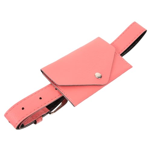 DEARMAMY Vielseitige Kleine Hüfttasche Messenger-Taschen Mädchenhandtasche Bauchtasche -Rucksack Teenager Leinentasche Gürteltasche Für Mädchen Kindertasche Rosa Kunstleder von DEARMAMY