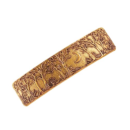 DEARMAMY Vintage Haarklammer im Mondmuster für Damen Haarspange aus Antikem für Frisuren für Hochzeiten Partys von DEARMAMY