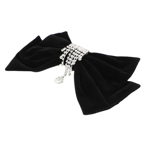 DEARMAMY Schleifenclip Mit Strass Für Frauen Haarspange Mit Schleife Für Rückenhaar Clip Haarschleife Für Damen Und Mädchen von DEARMAMY