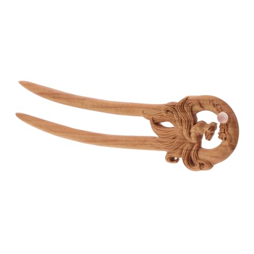 DEARMAMY Holzhaarstab Vintage Haargabel Für Damen Mit Aufwendigen Schnitzereien Als Haarschmuck Für Hochsteckfrisuren Und Anlässe DEARMAMY Holzhaarstab Vintage Haargabel Für Damen Mit Aufwendigen Schnitzereien Als Haarschmuck Für Hochsteckfrisuren Und Anlässe von DEARMAMY