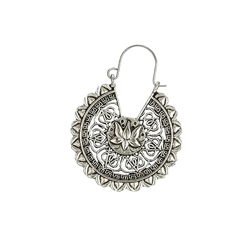 DEARMAMY Vintage Ohrhänger Damen Lotus Blüten Hohl Geometrisch Ear Drop Dangler Schmuck für Alltag Party von DEARMAMY