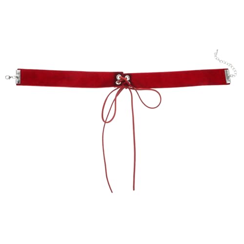 DEARMAMY Vintage Samt Choker Halskette mit Schleife für Frauen Verstellbare Romantische Schmuckstücke für Besondere Anlässe und Alltag für Partys und Dates von DEARMAMY
