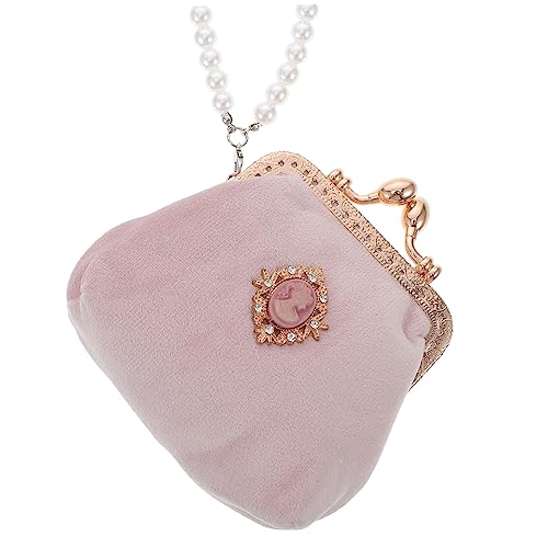 DEARMAMY Münztasche Aus Hochwertigem Material Vintage Design Für Kleingeld Münzen Und Gefaltete Scheine Tragbar Für Damen Und Mädchen Geeignet Für Business Reisen Und Täglichen Gebrauch von DEARMAMY