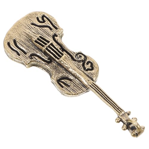 DEARMAMY Antike Messing Geigenanhänger Multifunktionaler Schlüsselanhänger Und Taschenanhänger Vintage DIY Charm Für Musikliebhaber Stilvoll Und Tragbar von DEARMAMY