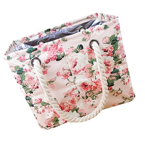 DEARMAMY Waschbeutel Aus Canvas-Material Tragbar Bade-duschtasche Kulturkorb Reise-kulturtasche Fitnesstasche Faltbar Großes Fassungsvermögen Für Shampoo Gesichtspflege Handtuch Bad von DEARMAMY