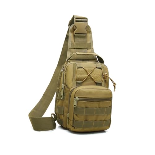 DEARMAMY Wasserdichte Verstellbare Umhängetasche Damen Herren Atmungsaktive Schulter brusttasche Kratzfest und Robust für Wandern Camping Reisen Alltag Multifunktionaler Crossbody rucksack von DEARMAMY