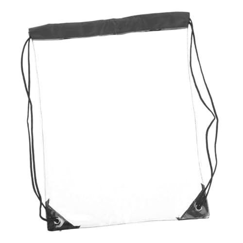 DEARMAMY Wasserdichter Kulturbeutel Mit Kordelzug Tragbarer Kulturbeutel Für Damen Reise-Make-up-Organizer Alltagstasche Aus PVC-Material von DEARMAMY