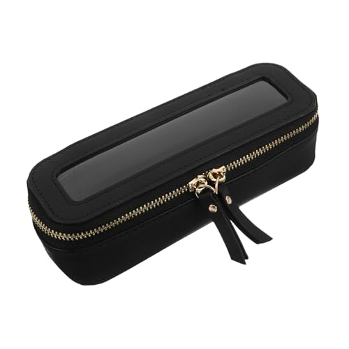 DEARMAMY Wasserdichter Reise Waschtasche PU Transparente Kosmetiktasche für Frauen Großer Organizer für Makeup und Hautpflegeprodukte für Lange Reisen von DEARMAMY