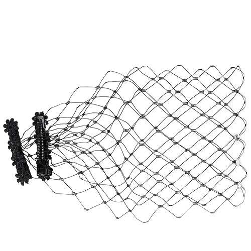 DEARMAMY Wasserfall Stirnband mit Netzschleier und Strasssteinen Eleganter Haarschmuck für Hochzeiten Teepartys Cocktail Events Brautschleier für Damen und Festliche Anlässe von DEARMAMY