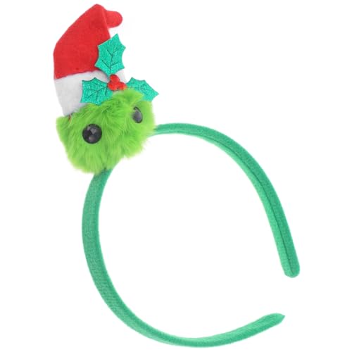 DEARMAMY Weihnachten Lustige Weihnachtsmützen Weihnachtskopfbedeckung Kuh-stirnband Weihnachtshaarreifen Kopfbedeckung Aus Horn Weihnachtsstirnband Urlaubs-stirnband Filzstoff von DEARMAMY