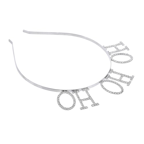 DEARMAMY Weihnachtliches Damen Haarreif mit Funkelnden Kristallen Leichtes Robustes Stirnband für Festliche Partys Einzigartiger Look für Frauen zu Weihnachten von DEARMAMY