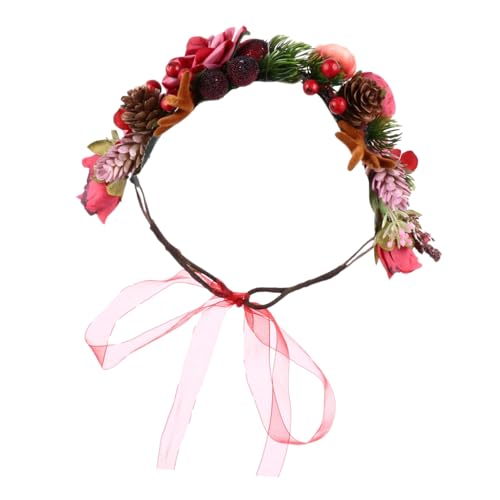 DEARMAMY Weihnachtliches Rentier Haarband mit Weichem Festliches Geweih Design Bequemes Mädchen Haarreif für Party und Familienfeier Roter Haarschmuck für Weihnachten DEARMAMY Weihnachtliches Rentier Haarband mit Weichem Festliches Geweih Design Bequemes Mädchen Haarreif für Party und Familienfeier Roter Haarschmuck für Weihnachten von DEARMAMY