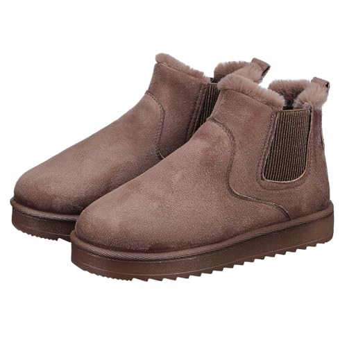 DEARMAMY Schneestiefel Für Damen Mit Weichem Futter Und Rutschfester Sohle Winterstiefel Für Outdoor-aktivitäten Und Täglichen Gebrauch Warme Damen-schneestiefel von DEARMAMY