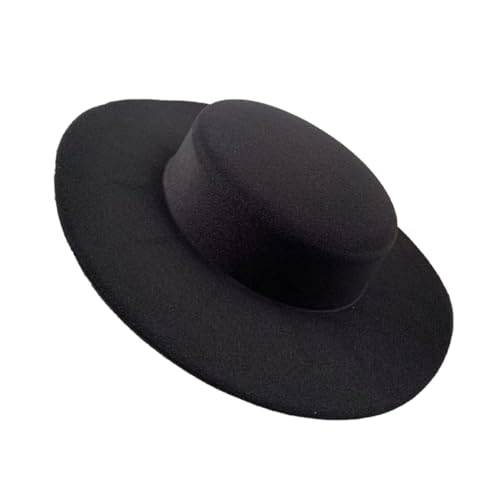 DEARMAMY Zylinderhut Kostümhut Maskenhut Cosplay Hut Mini Partyhut Hüte Für Hüte Damen Fischerhut Für Damen Maskenball Anziehhut Damenhüte Und Kappen Hochzeitshut Eva Stoff Schwarz von DEARMAMY