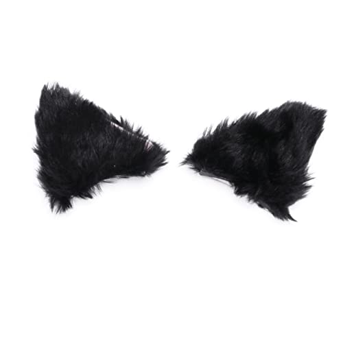 DEARMAMY Katzenhaarspangen Plüsch-katzenohren Kopfbedeckung Cosplay-haarspange Weich Und Bezaubernd Leicht Zu Tragen Für Partys Halloween Cosplay-events von DEARMAMY