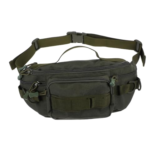 DEARMAMY wasserdichte Hüfttasche Herren mit Großem Stauraum und Wasserflaschenfach Leichte Outdoor Bauchtasche für Angeln Radfahren Wandern und Reisen Multifunktionale Sporttasche von DEARMAMY