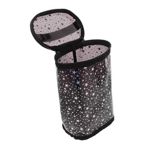 DEARMAMY wasserdichte Reise Kosmetiktasche Große Kapazität Transparenter Make Up Organizer Leicht Tragbare Kulturbeutel Für Damen Herren Reise Badezimmer Schwarz von DEARMAMY