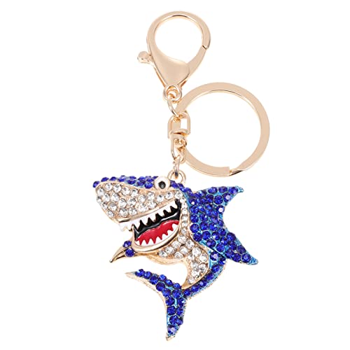 DEARMAMY Schlüsselanhänger Mit Kette Handgefertigtes Schlüsselband Blau Langlebiger Und Rostfreier Taschenanhänger Für Auto Und Handtasche Dekoration Für von DEARMAMY