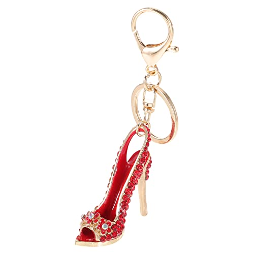 DEARMAMY Taschenanhänger Schlüsselanhänger Geldbörsenanhänger Taschenornament High Heel Schlüsselring Süßer Schlüsselring Metall DEARMAMY Taschenanhänger Schlüsselanhänger Geldbörsenanhänger Taschenornament High Heel Schlüsselring Süßer Schlüsselring Metall von DEARMAMY