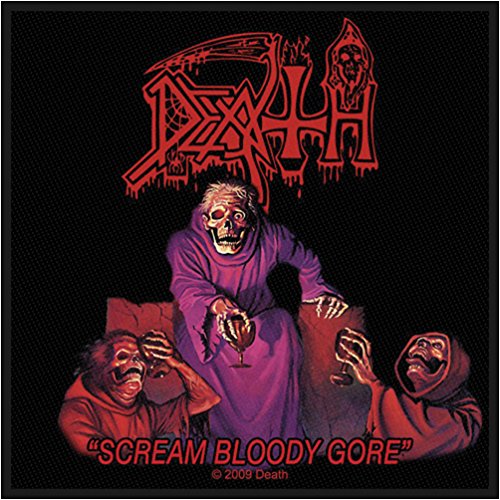 DEATH SCREAM BLOODY GORE Patch/ Aufnäher von Razamataz