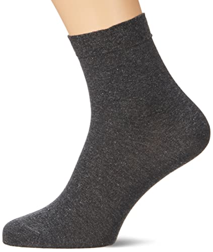 DEBAIJIA 5 Paar Herren Business Socken Set, Baumwolle Crew Socken Atmungsaktiv Bequem, Anzug-Socken für Ganzjahr EU 40-45 (Dunkelgrau) von DEBAIJIA